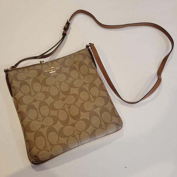 Coach Handbags - Discontinued Coach Purse Signature Cross Body Bag
